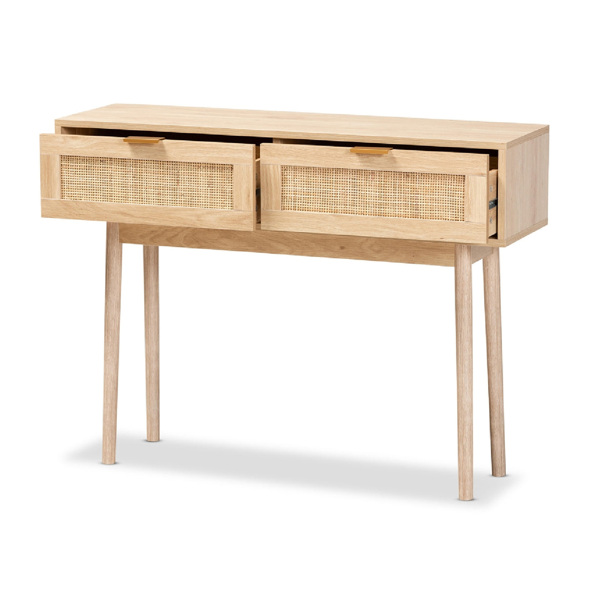 Oak 2-Drawer Console Table – Baird – alternate view 5
