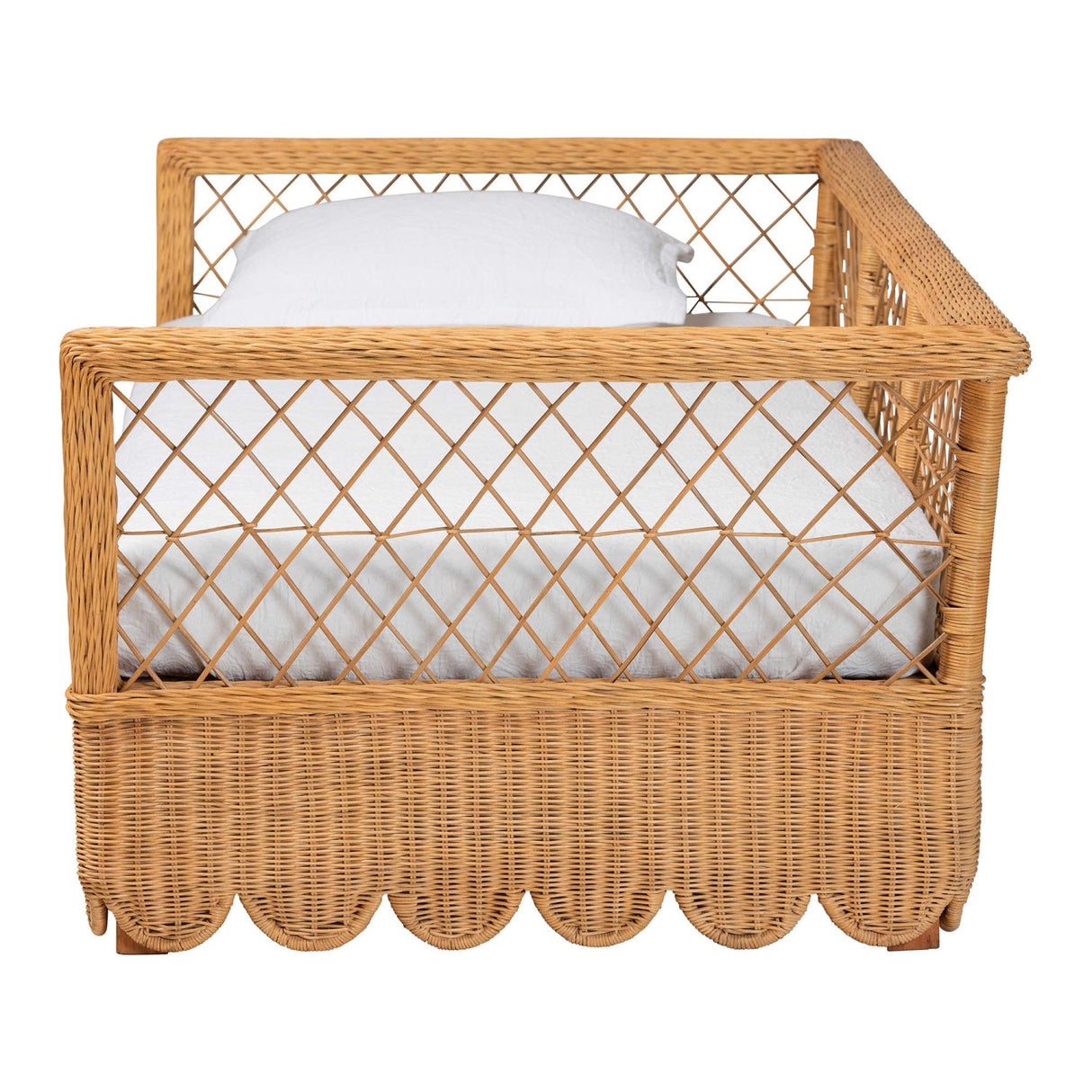 Modern European furniture - Rattan Lattice Sofa Daybed - www.oroa.com