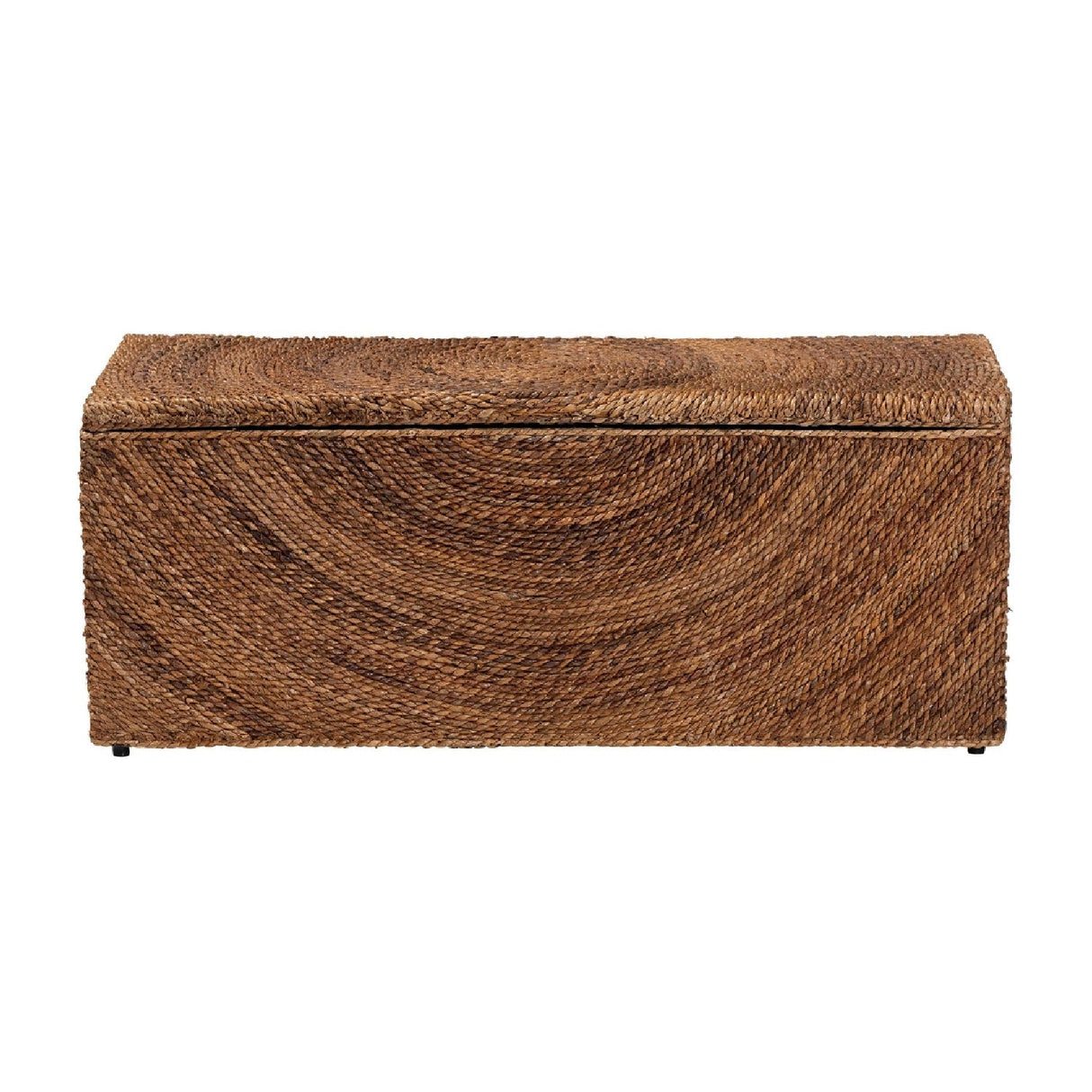 Modern European furniture - Handwoven Seagrass Storage Bench - www.oroa.com