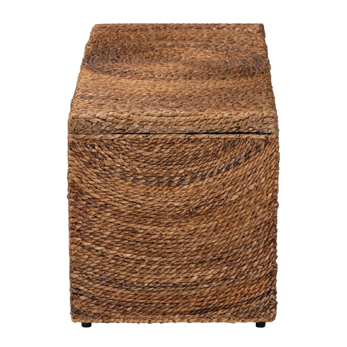 Modern European furniture - Handwoven Seagrass Storage Bench - www.oroa.com