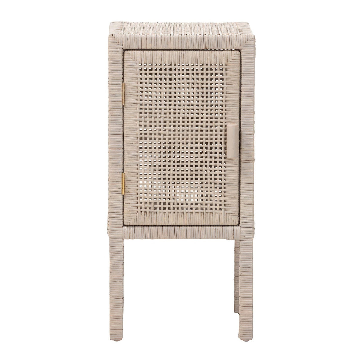 Modern European furniture - Handwoven Rattan Bedside Table - www.oroa.com