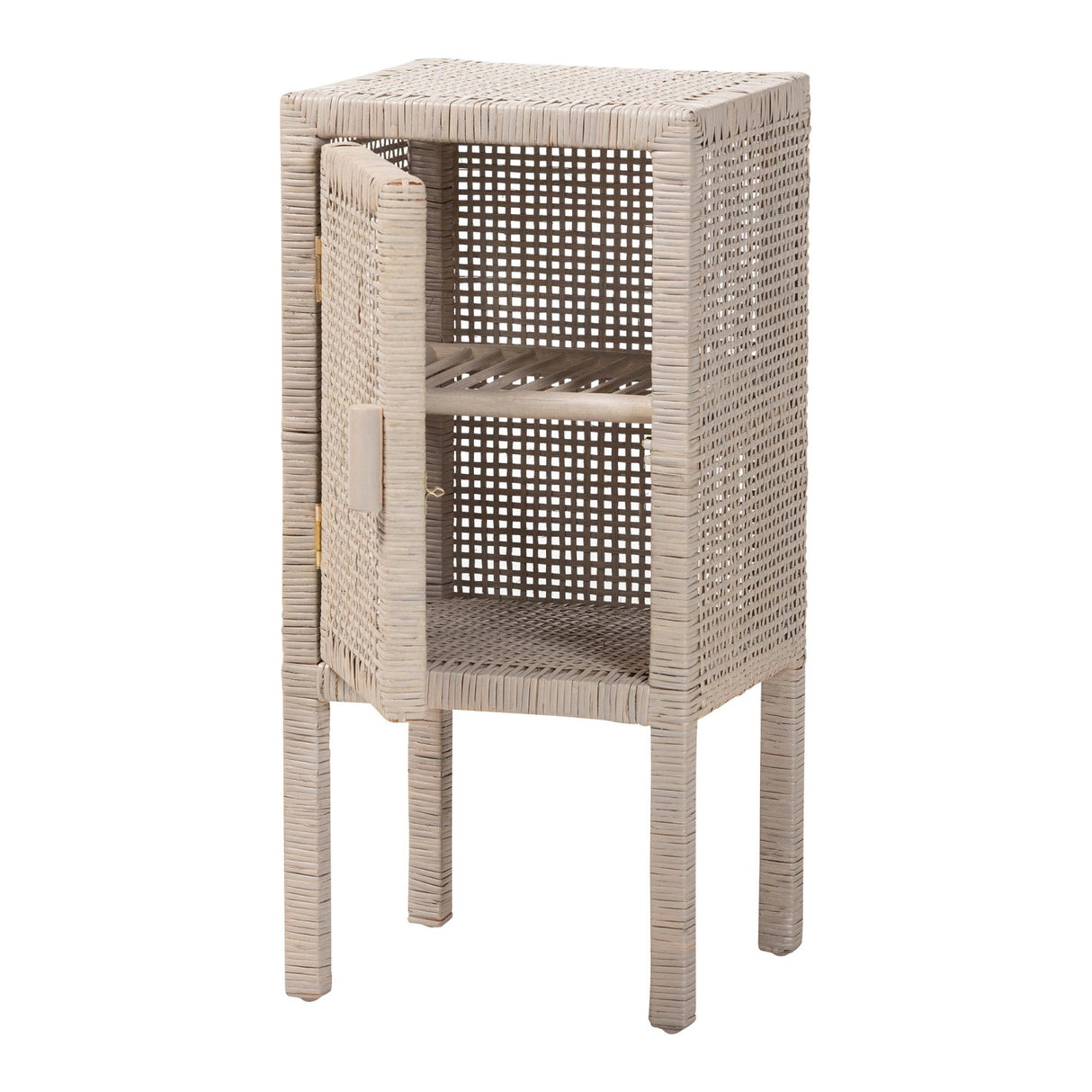 Modern European furniture - Handwoven Rattan Bedside Table - www.oroa.com | Oroa.com