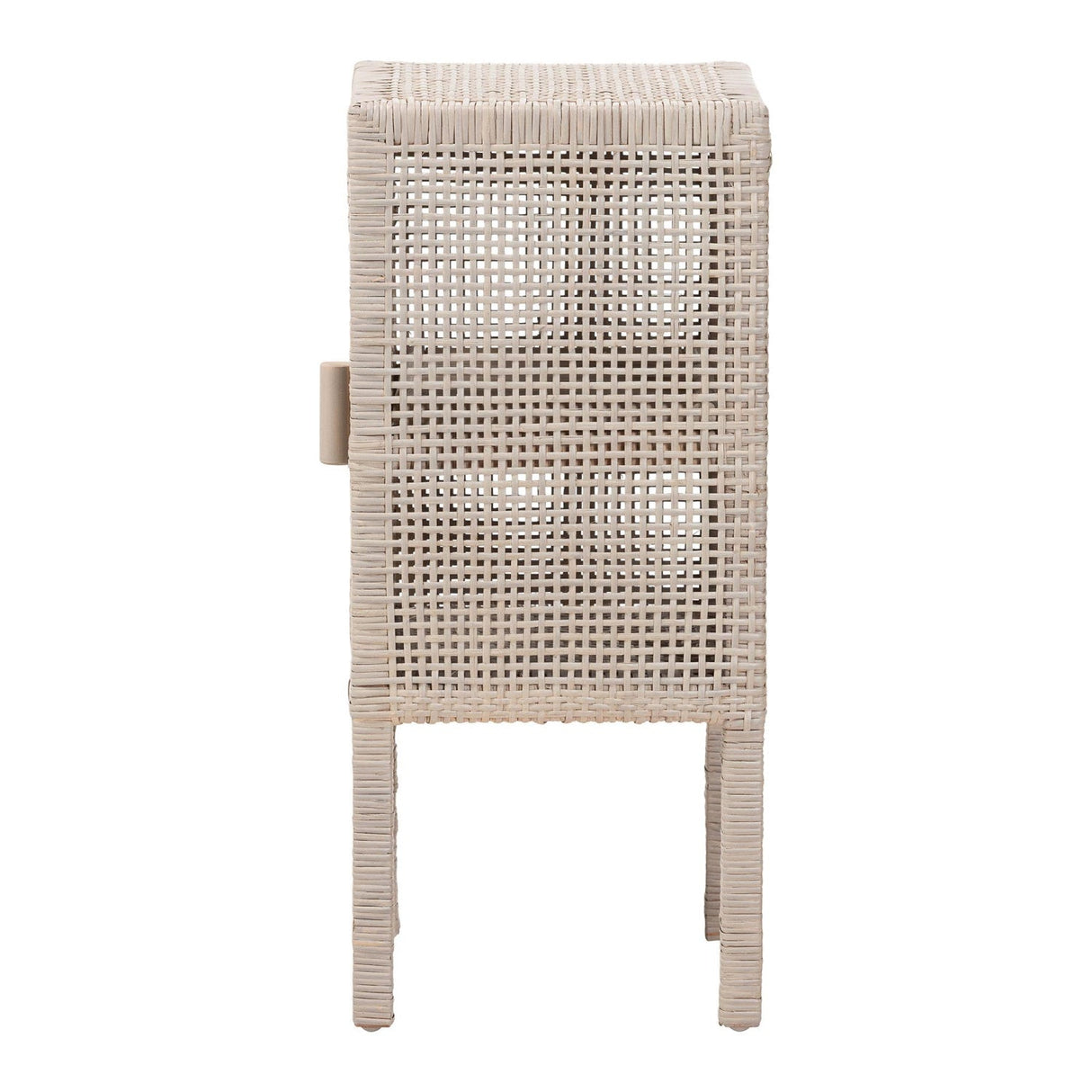 Modern European furniture - Handwoven Rattan Bedside Table - www.oroa.com