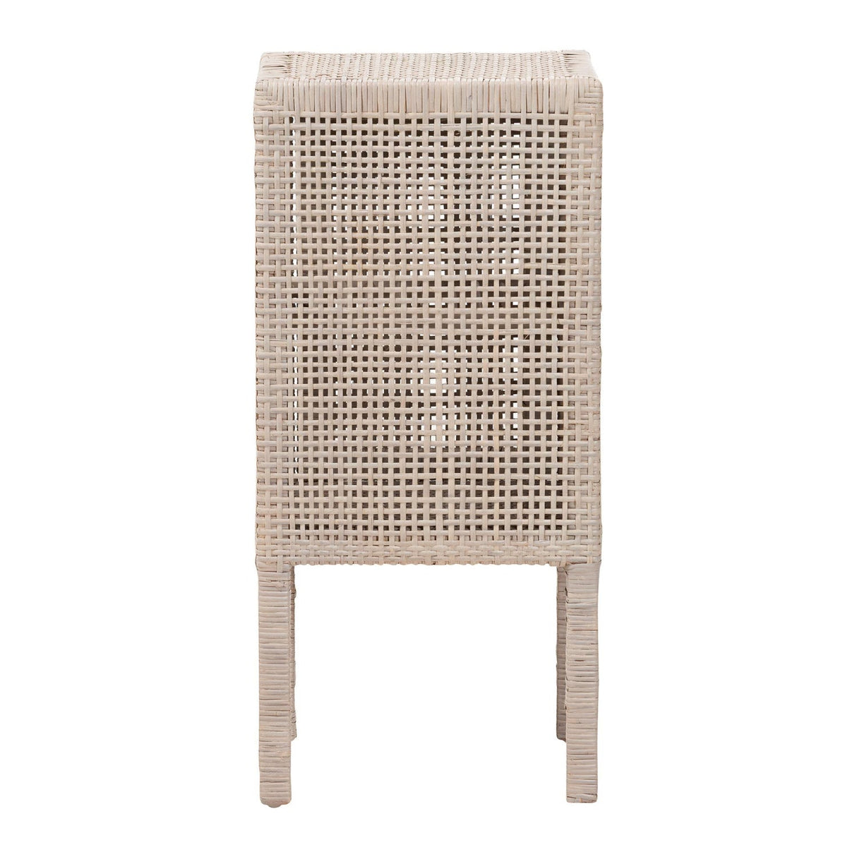 Modern European furniture - Handwoven Rattan Bedside Table - www.oroa.com
