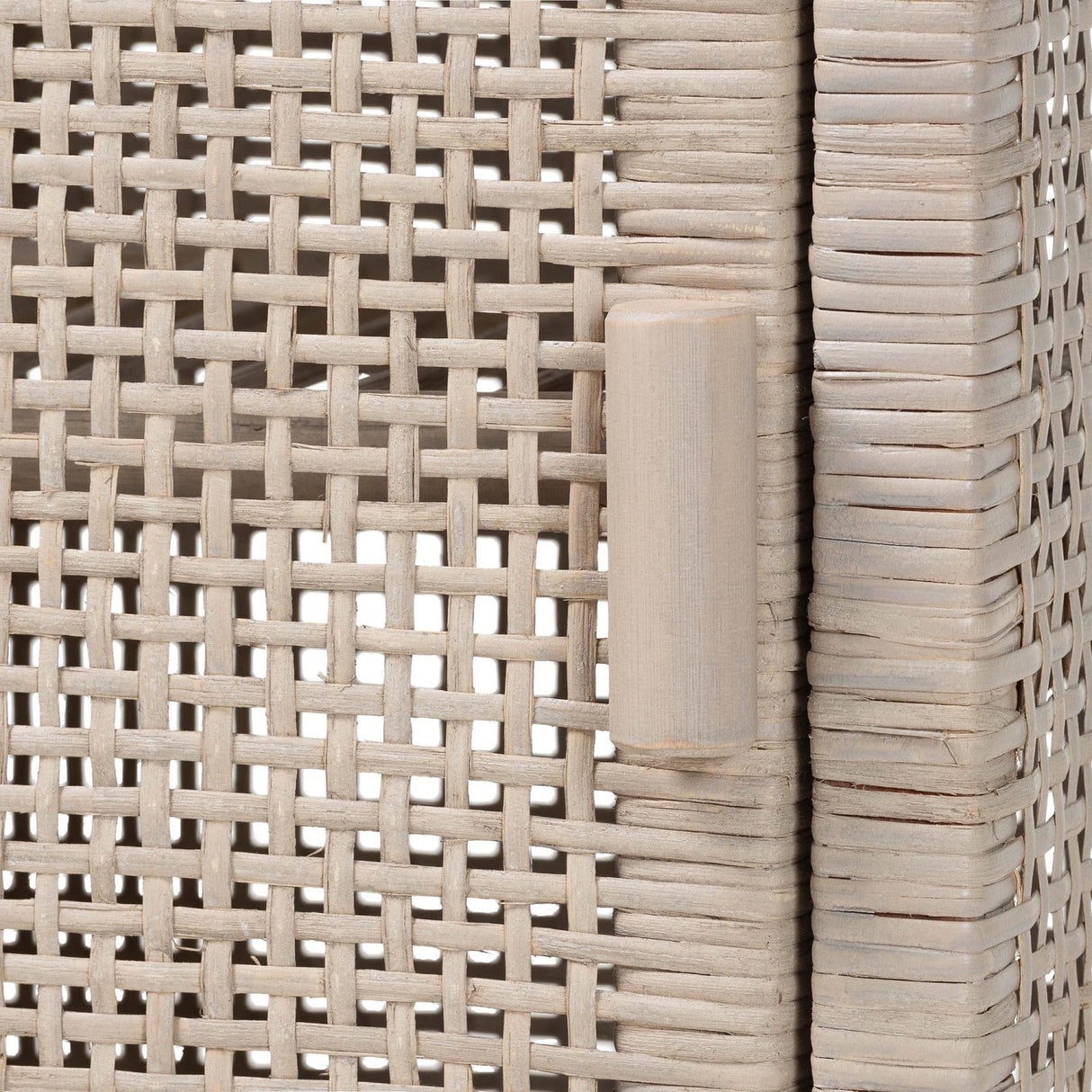 Modern European furniture - Handwoven Rattan Bedside Table - www.oroa.com