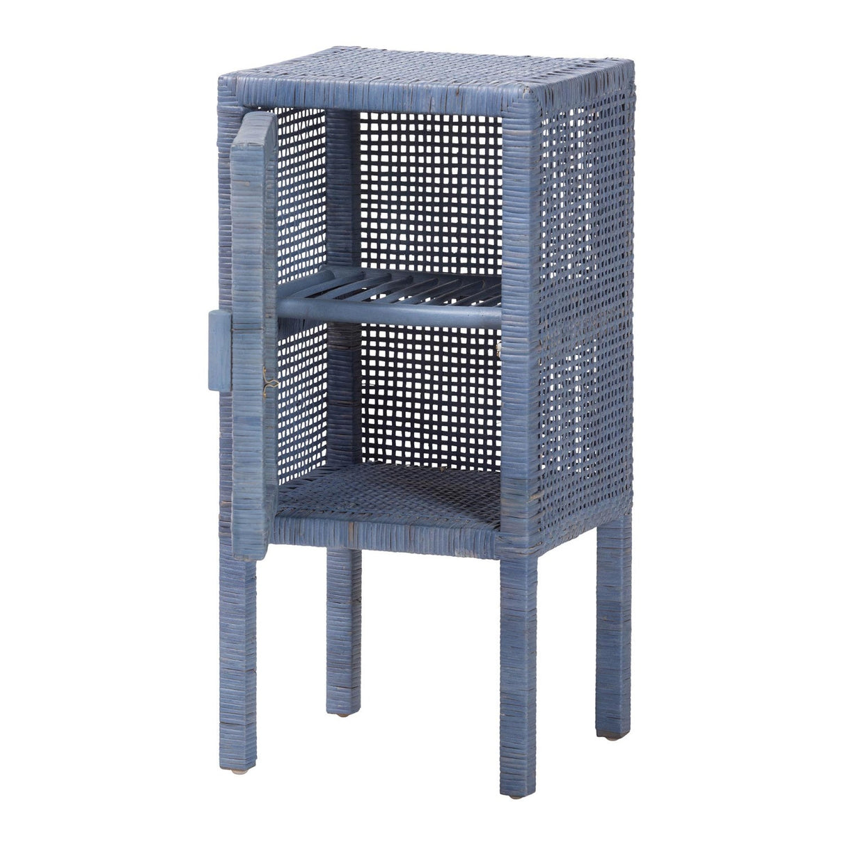 Modern European furniture - Handwoven Rattan Bedside Table - www.oroa.com