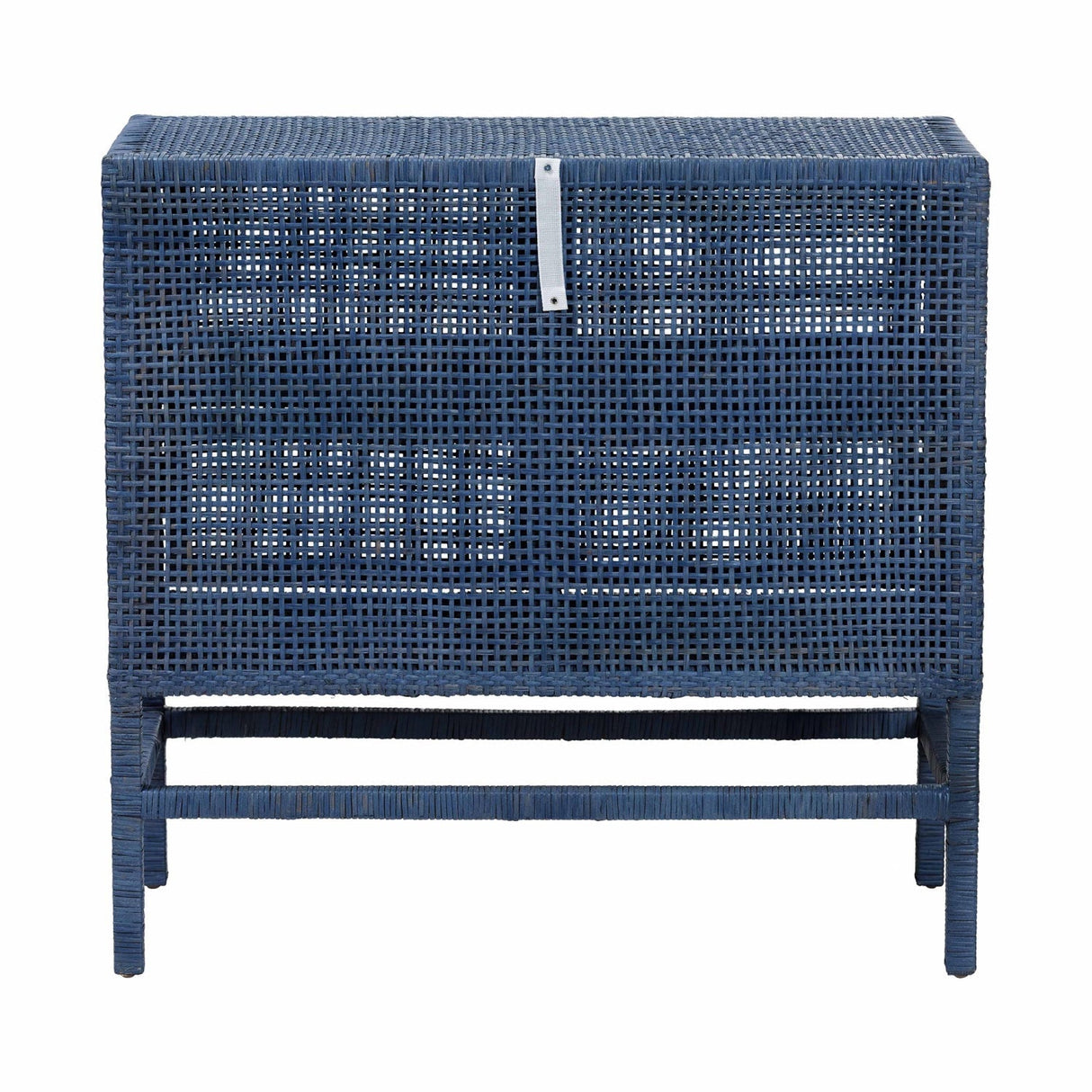 Modern European furniture - Blue Rattan 2-Door Cabinet - www.oroa.com