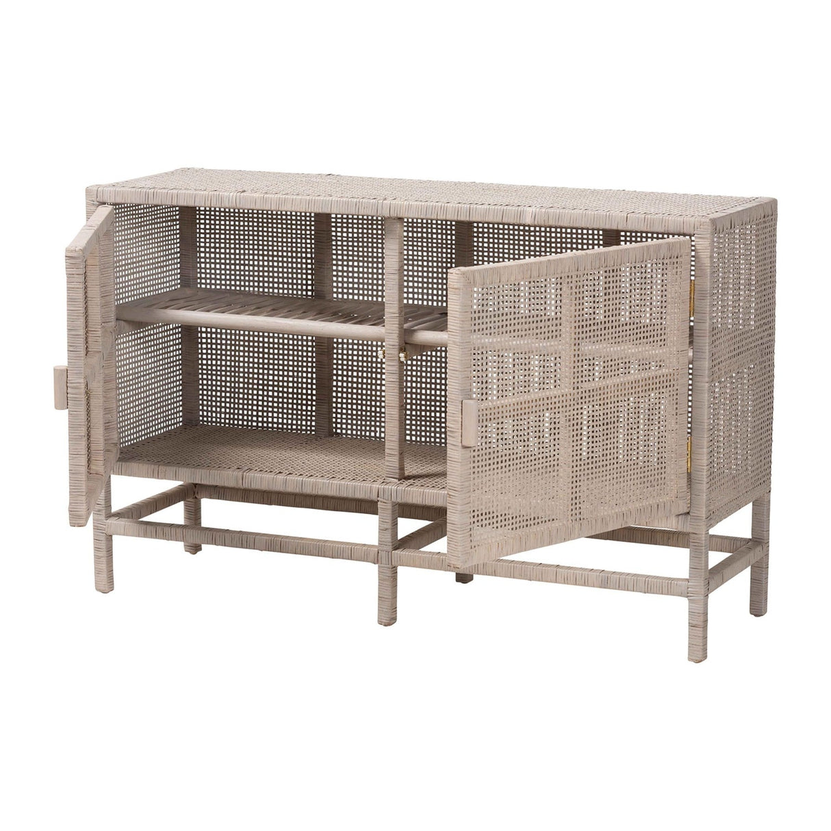Modern European furniture - French Gray 2-Door Cabinet - www.oroa.com