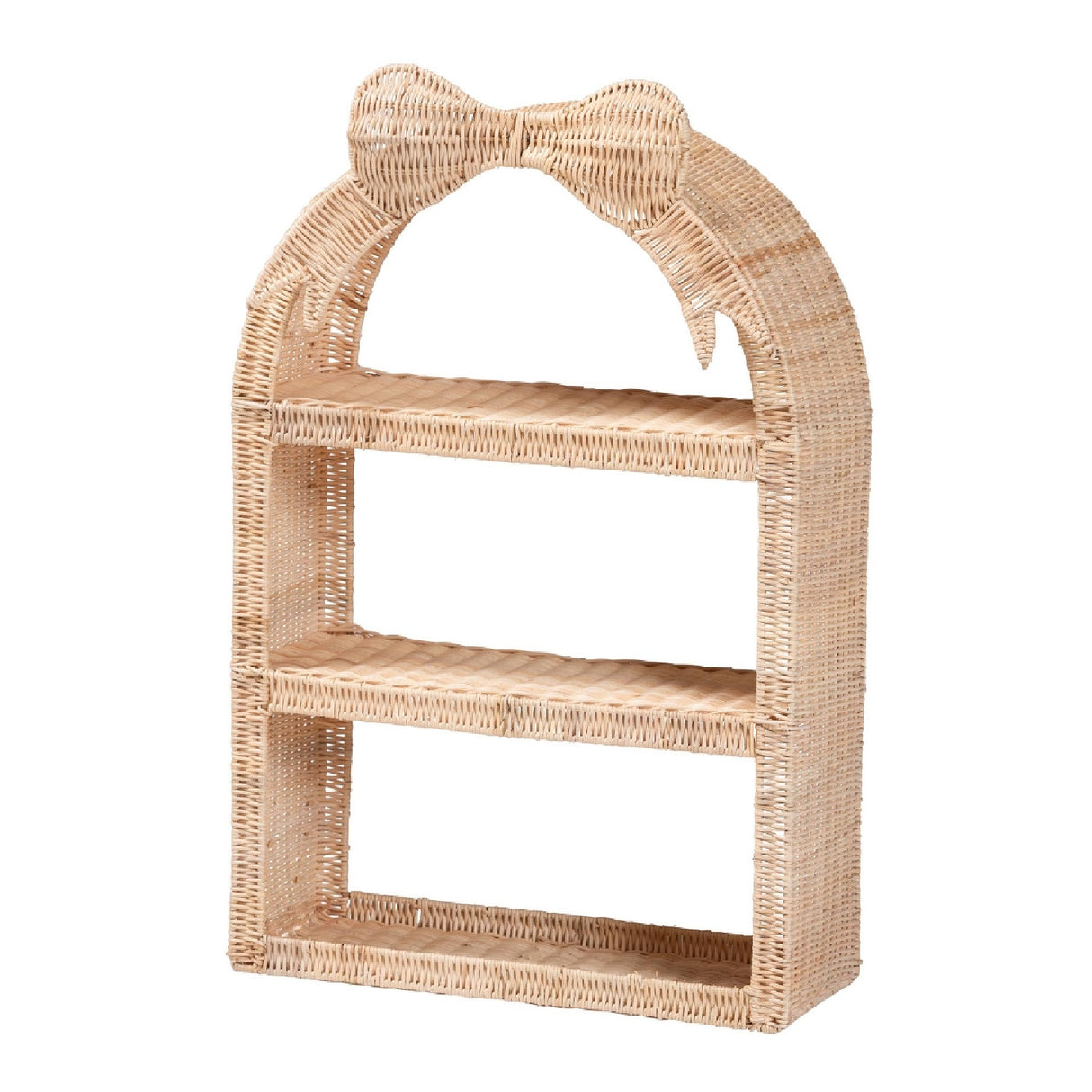 Rattan Bow Arched Storage Rack – Creusa – side view