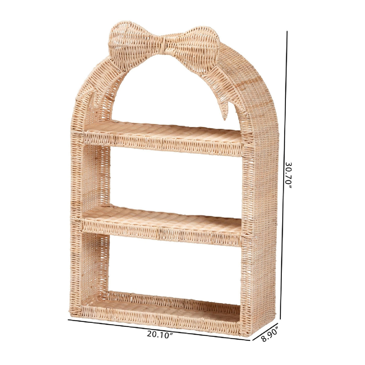 Rattan Bow Arched Storage Rack – Creusa – alternate view 7