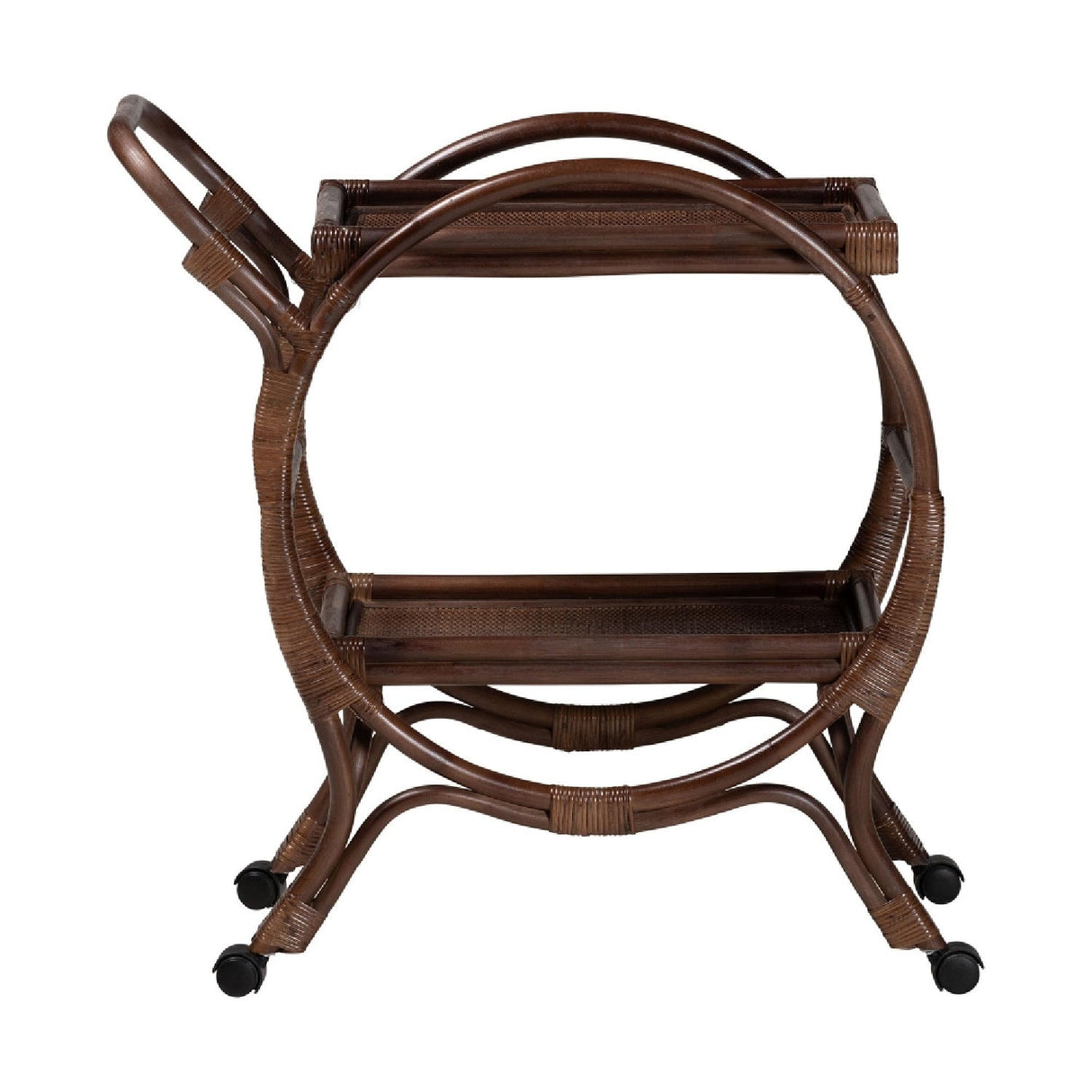 Modern European furniture - Handwoven Rattan Kitchen Cart | Bali Loom Selah - www.oroa.com