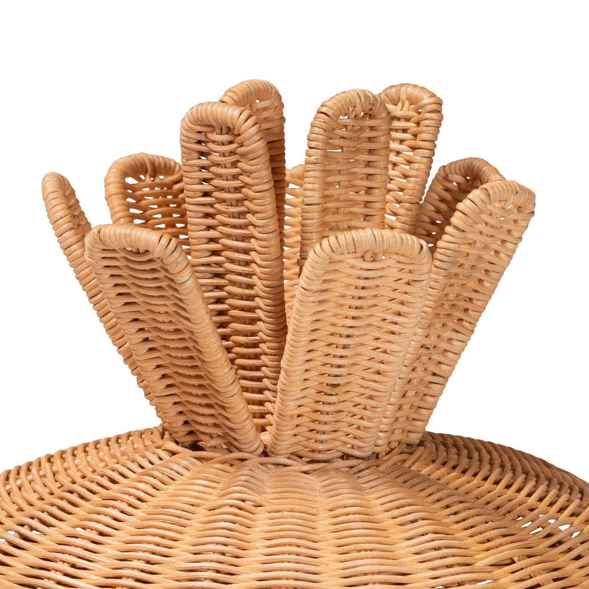 Modern European furniture - Handwoven Rattan Laundry Hamper - www.oroa.com