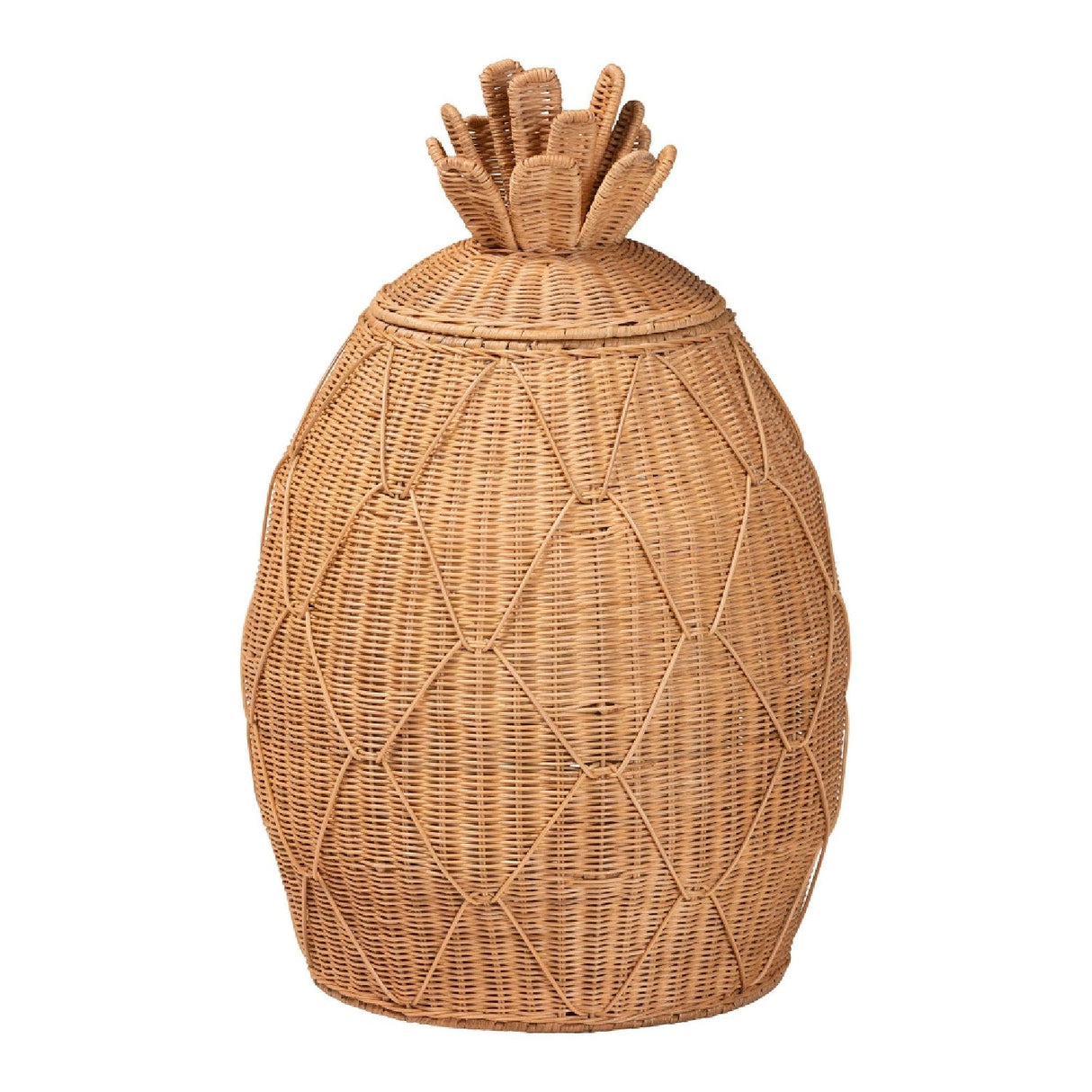 Modern European furniture - Handwoven Rattan Laundry Hamper - www.oroa.com