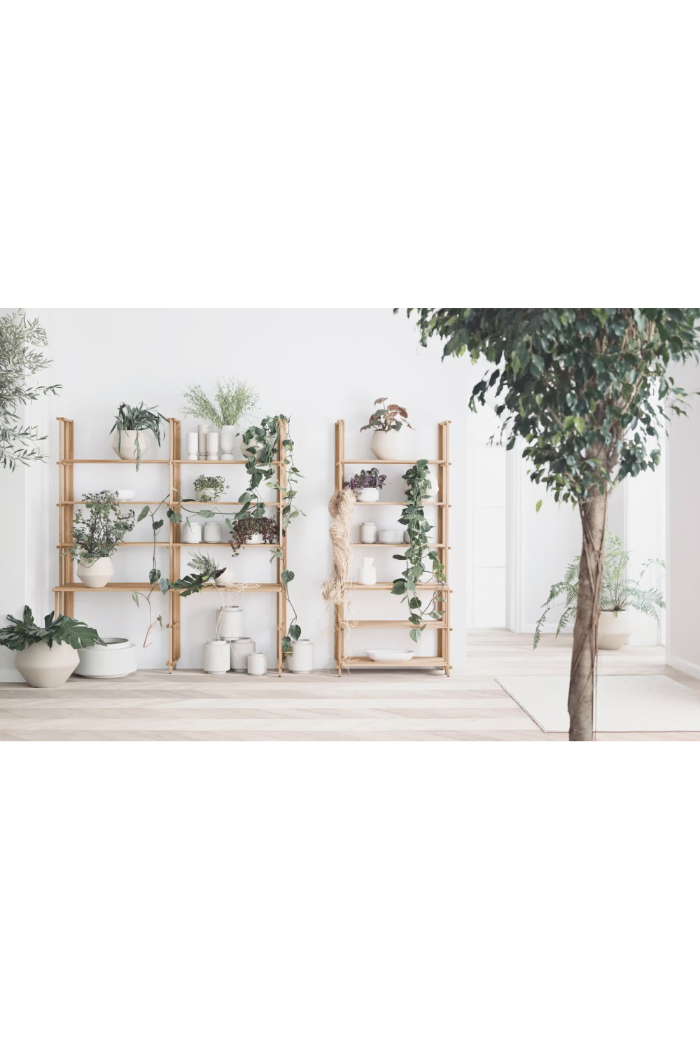 Gray Textured Flowerpot | Bolia Botanique | Oroa.com