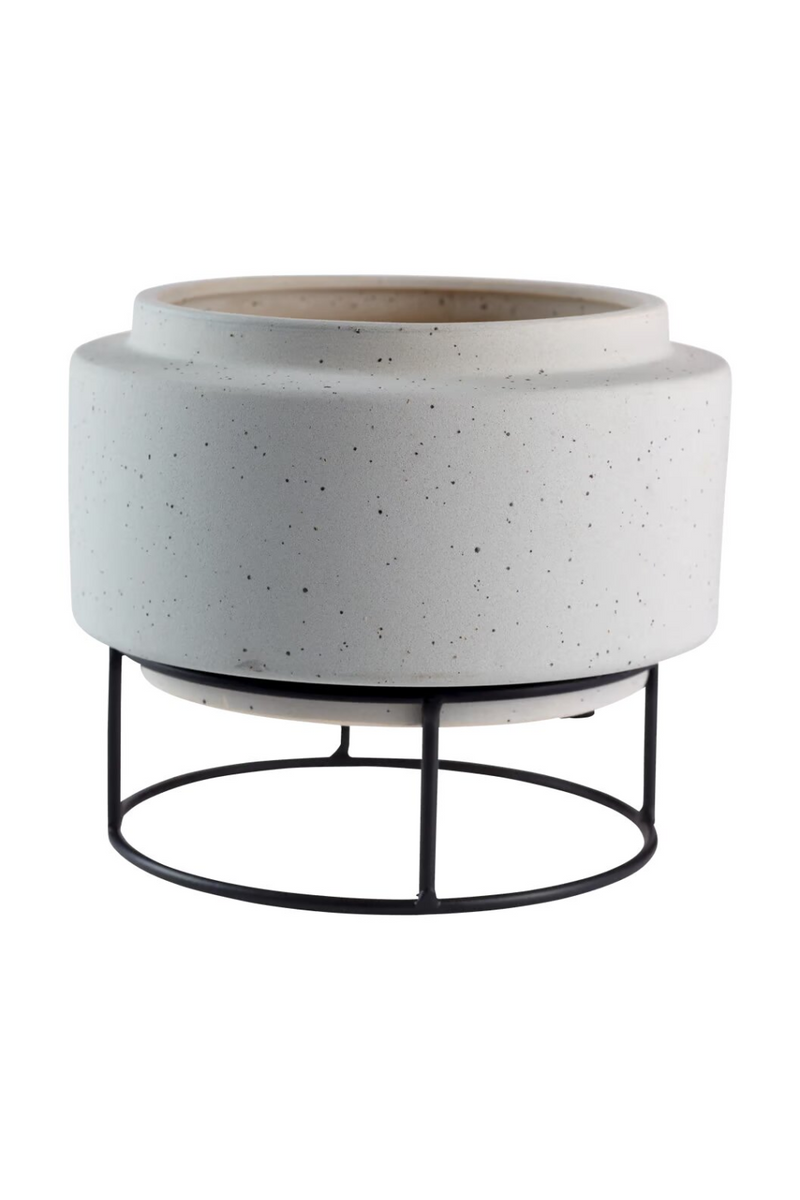 Gray Textured Flowerpot | Bolia Botanique