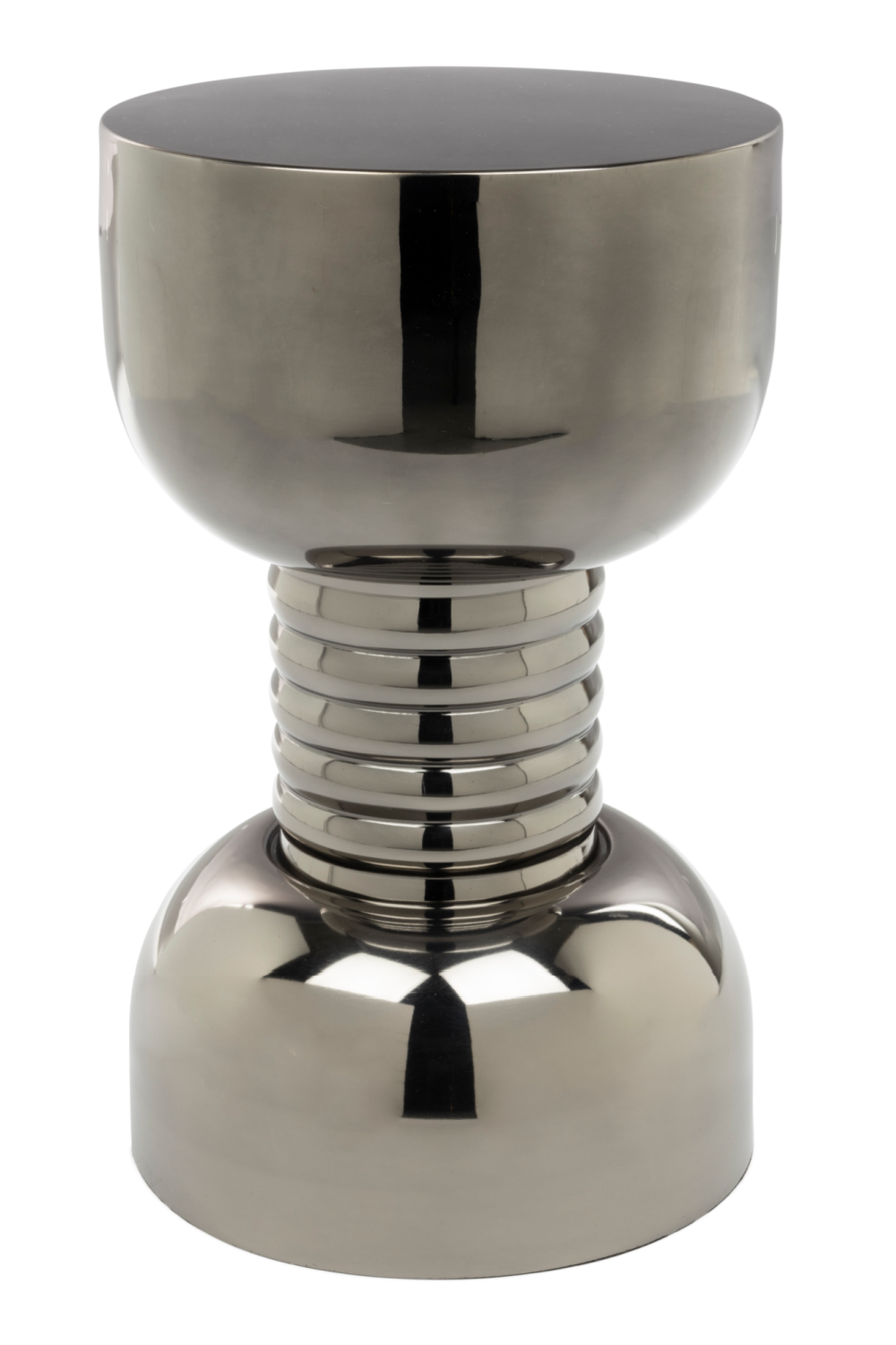 Metallic Accent Side Table | Bold Monkey Gonna Make You Sweat | OROA.com