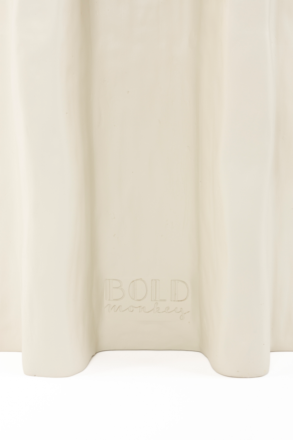 Beige Organic Side Table | Bold Monkey Born To Be Alive | OROA.com