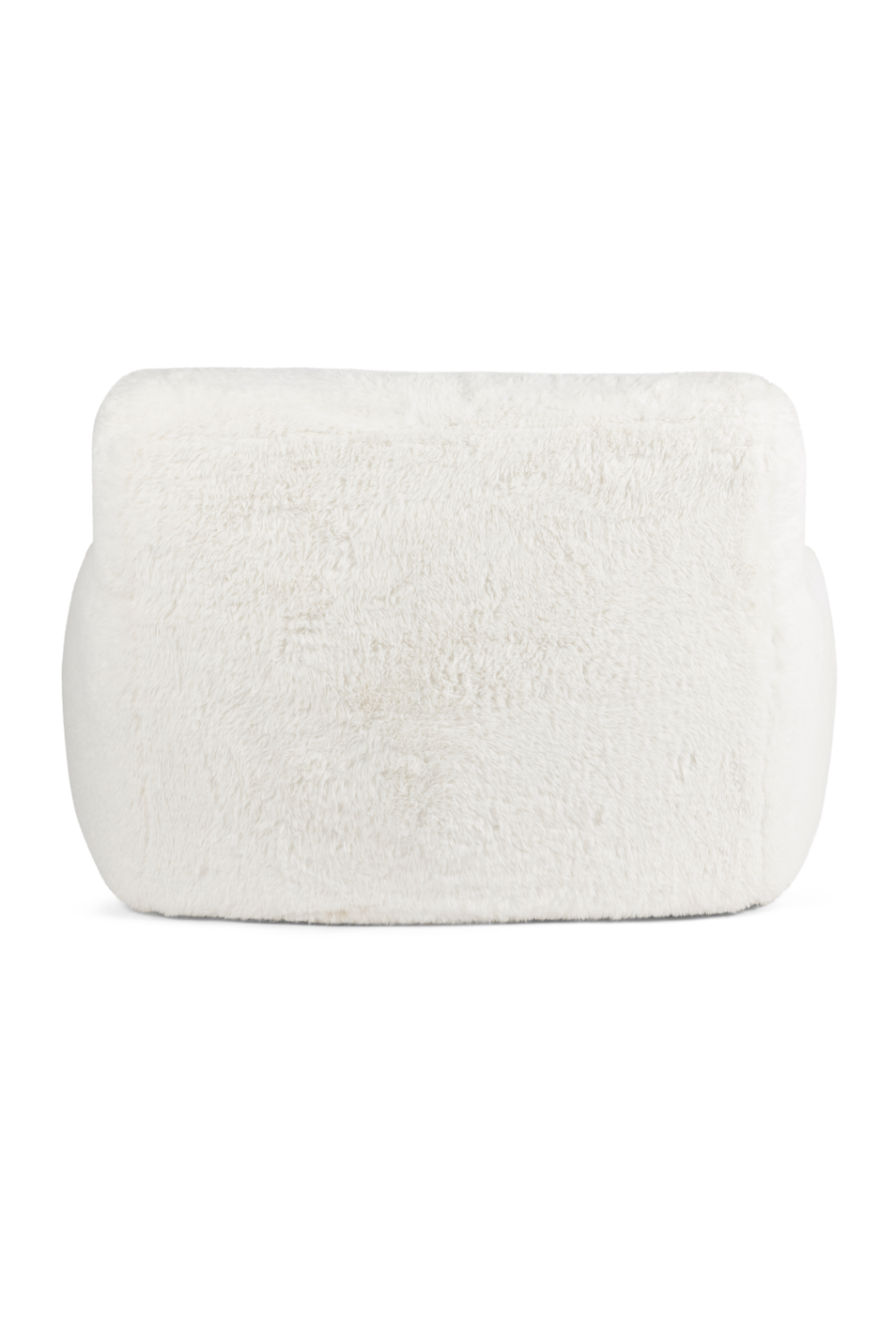 White Chunky Lounge Chair | Bold Monkey Cuddle the Yeti | OROA.com