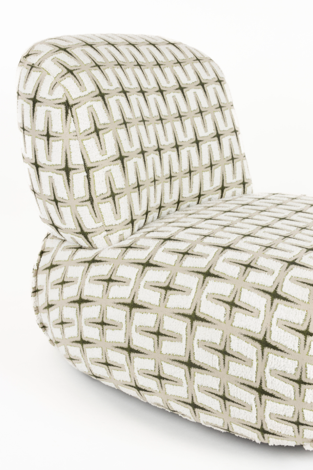 Printed Fabric Lounge Chair | Bold Monkey Ritz | Oroa.com