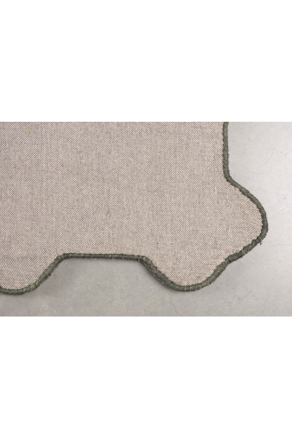 Green Wool Carpet 5' x 7'5" | Bold Monkey Sugar Lines | Oroa.com