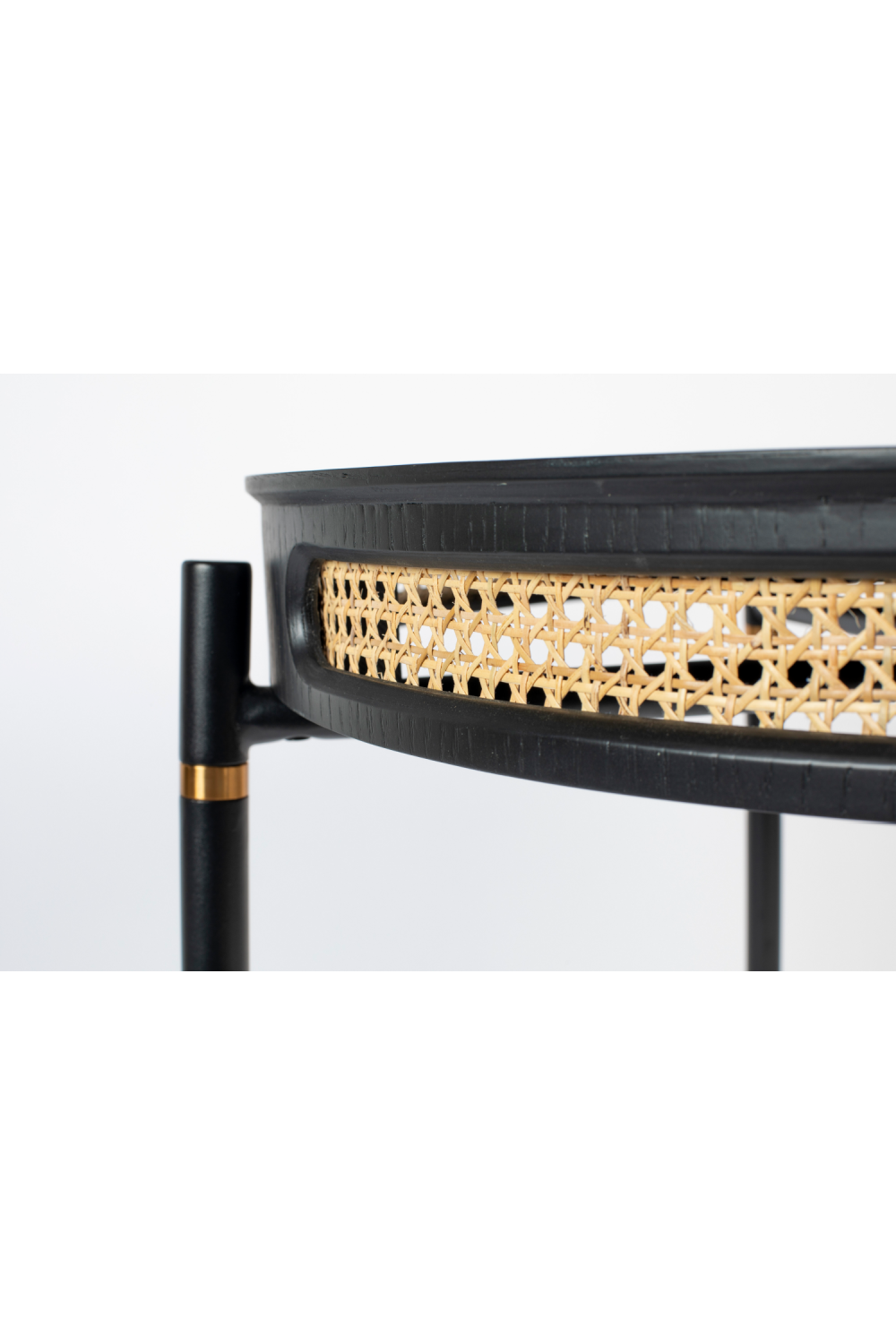 Rattan Boarder Dining Table | Bold Monkey Don't Stop The Webbing | Oroa.com