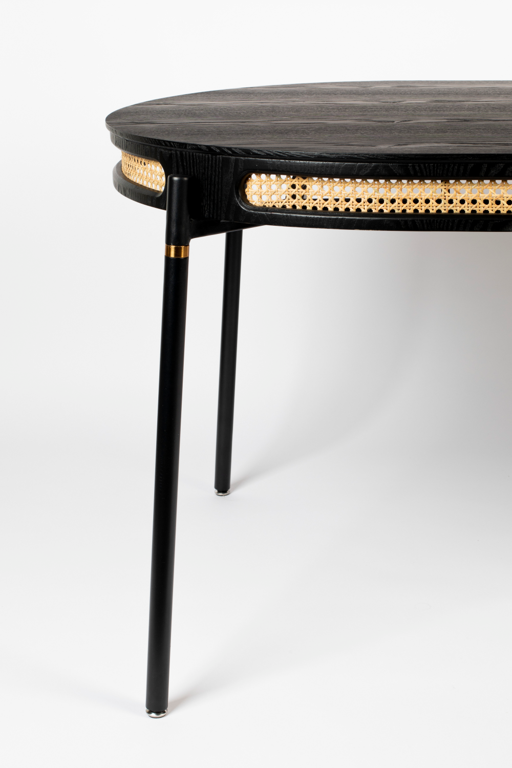 Rattan Boarder Dining Table | Bold Monkey Don't Stop The Webbing | Oroa.com