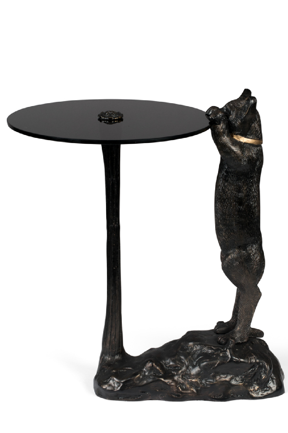 Black Panther Side Table | Bold Monkey No Girlfriend No Problem | OROA.com
