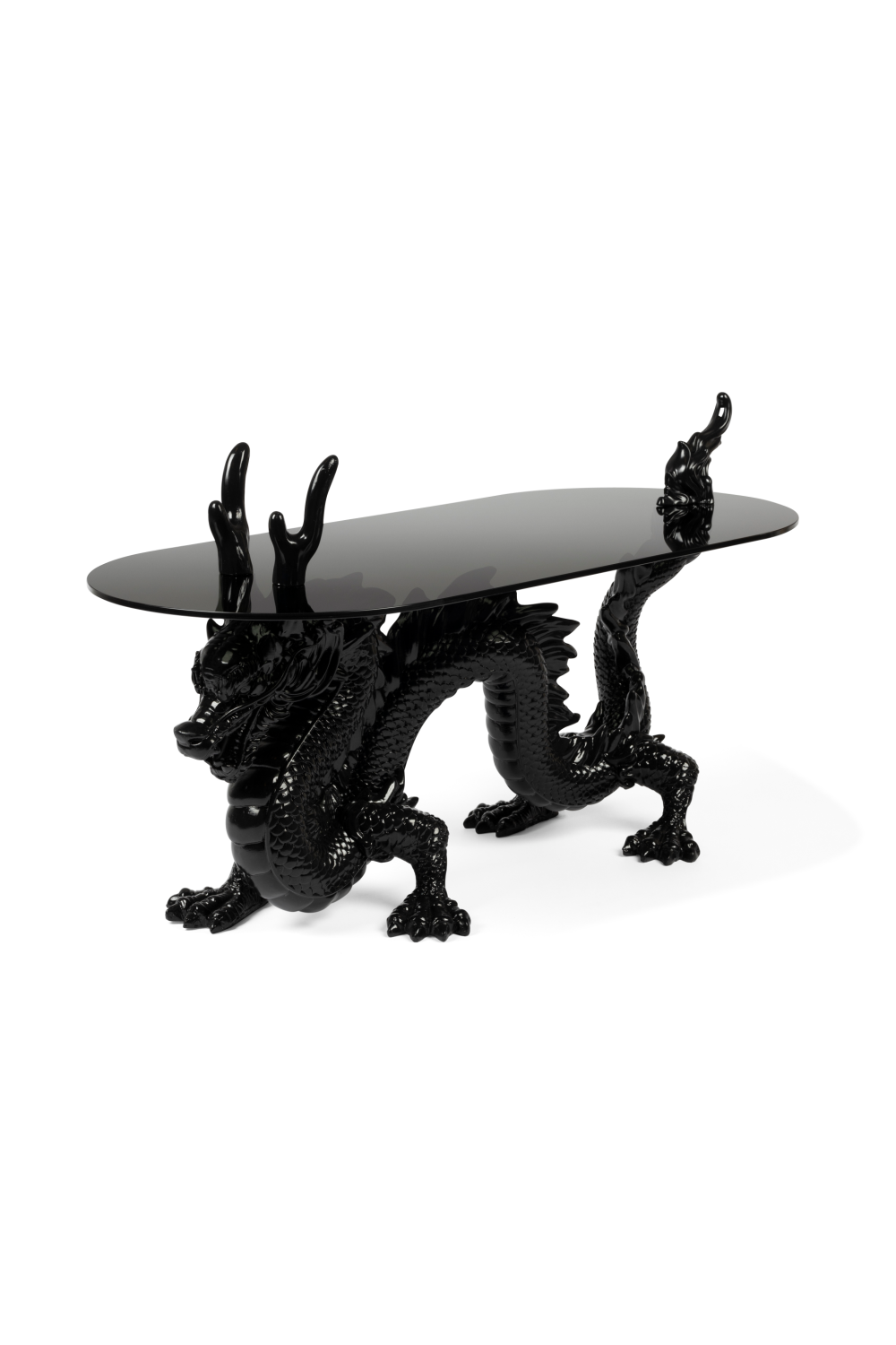 Sculptural Art Deco Coffee Table | Bold Monkey Dragonized Bastard | OROA.com