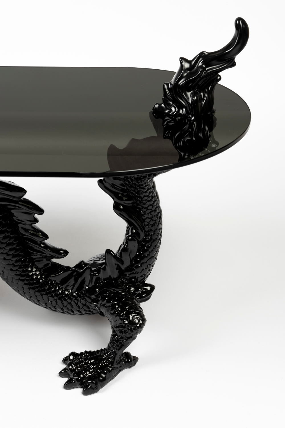 Sculptural Art Deco Coffee Table | Bold Monkey Dragonized Bastard | OROA.com