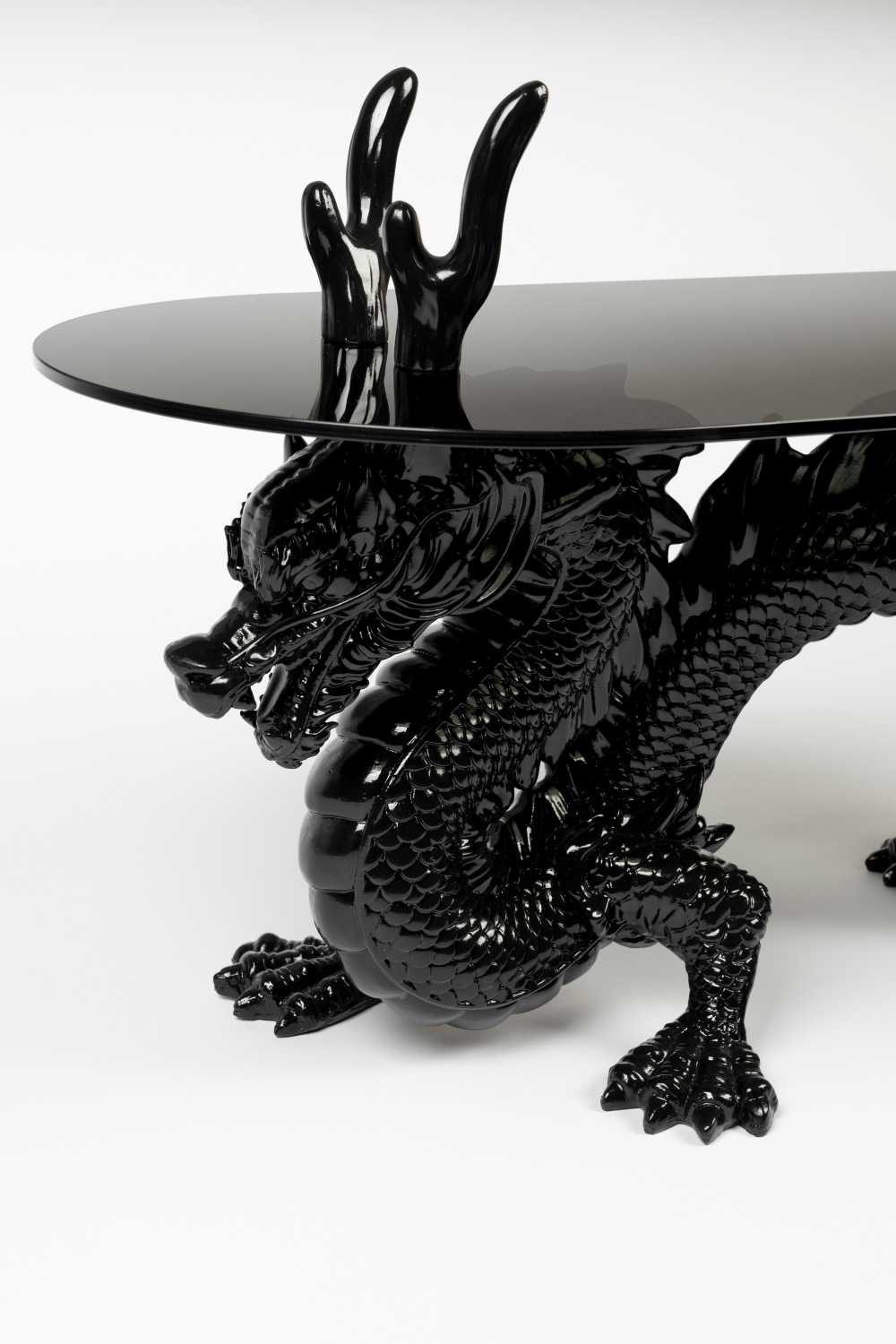 Sculptural Art Deco Coffee Table | Bold Monkey Dragonized Bastard | OROA.com