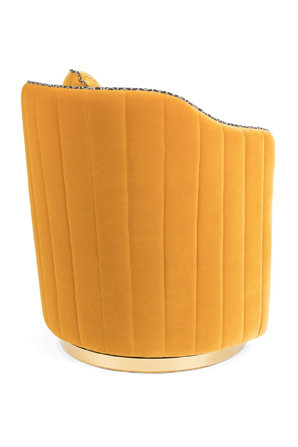 Velvet Swivel Lounge Chair | Oroa.com