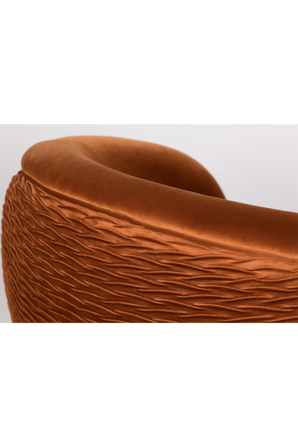 Wrinkled Velvet Lounge Chair | Oroa.com