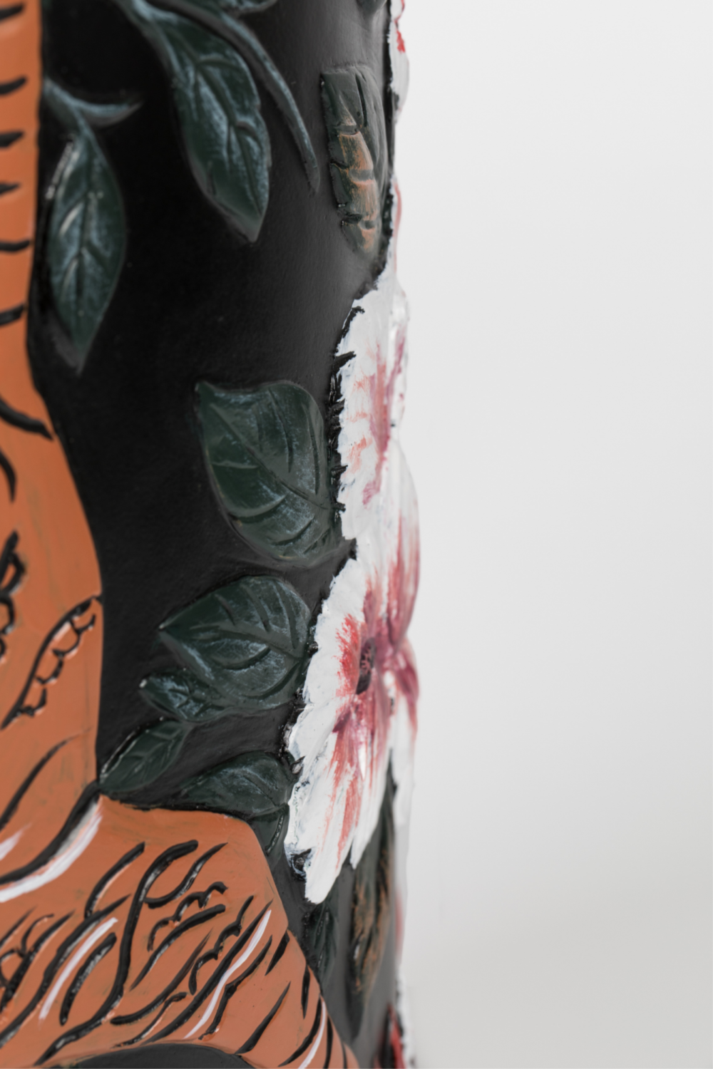 Handpainted Round Vase | Bold Monkey | OROA.com