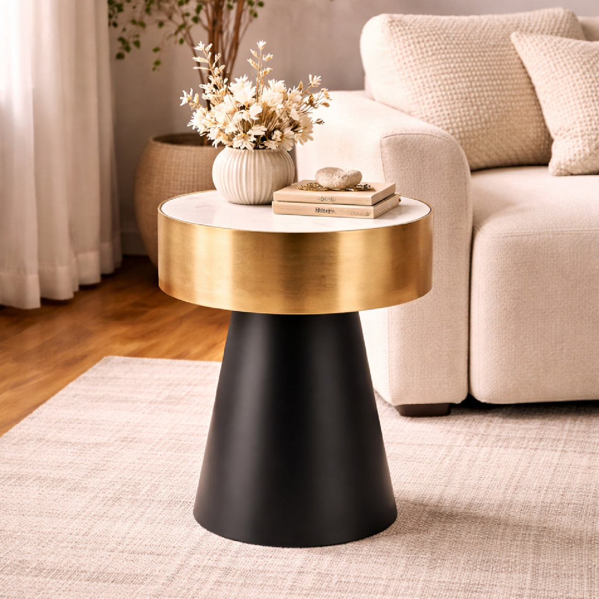 Contemporary Round Coffee Table | Oroa.com