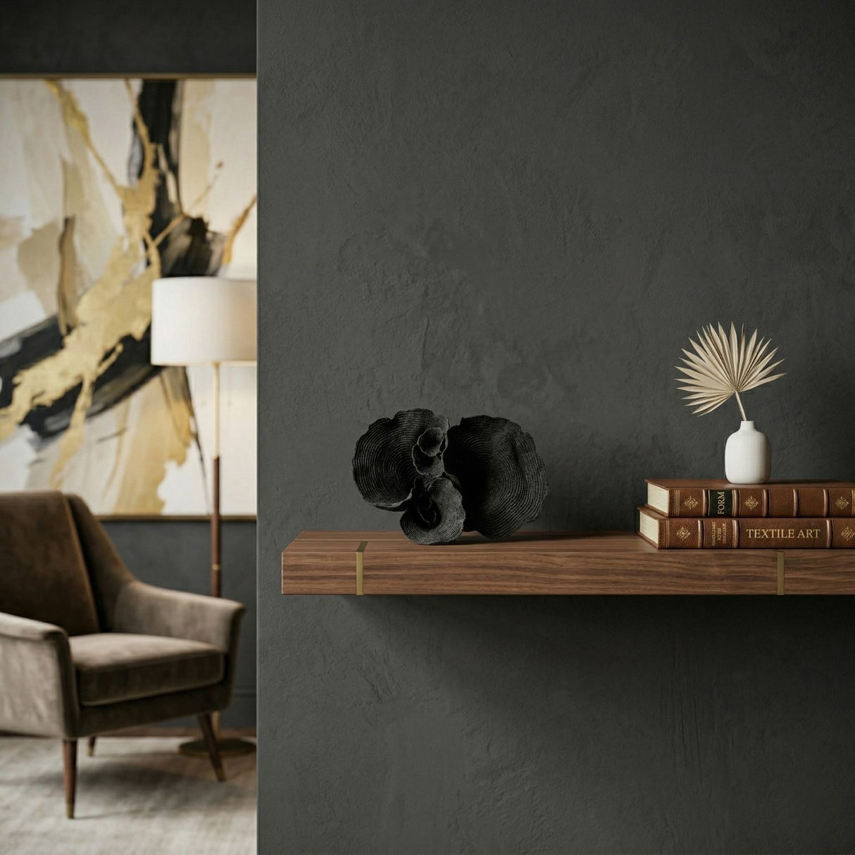 Black Decorative Corals (4) | Oroa.com