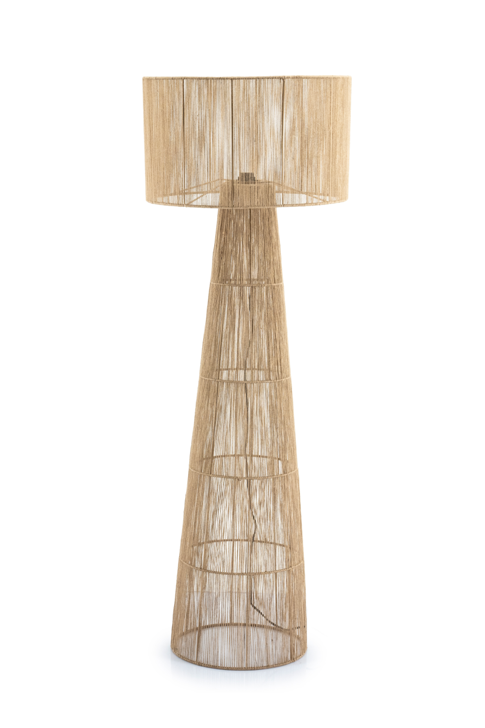 Jute Modern Floor Lamp | By-Boo Oshu | OROA.com