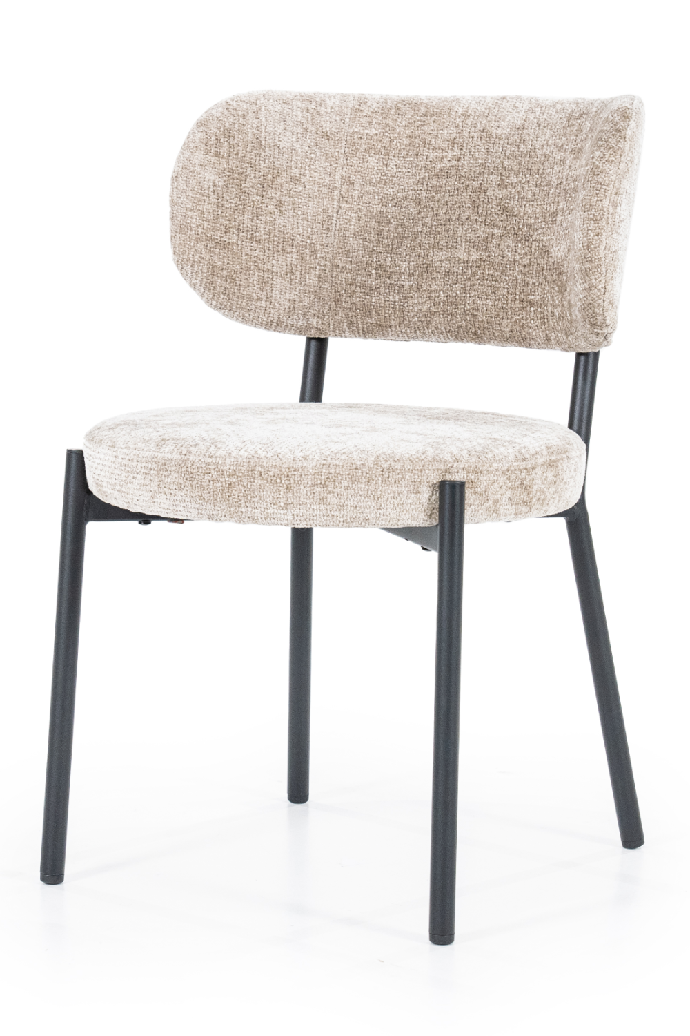 Fabric Minimalist Dining Chairs (2) | By-Boo Oasis | Oroa.com