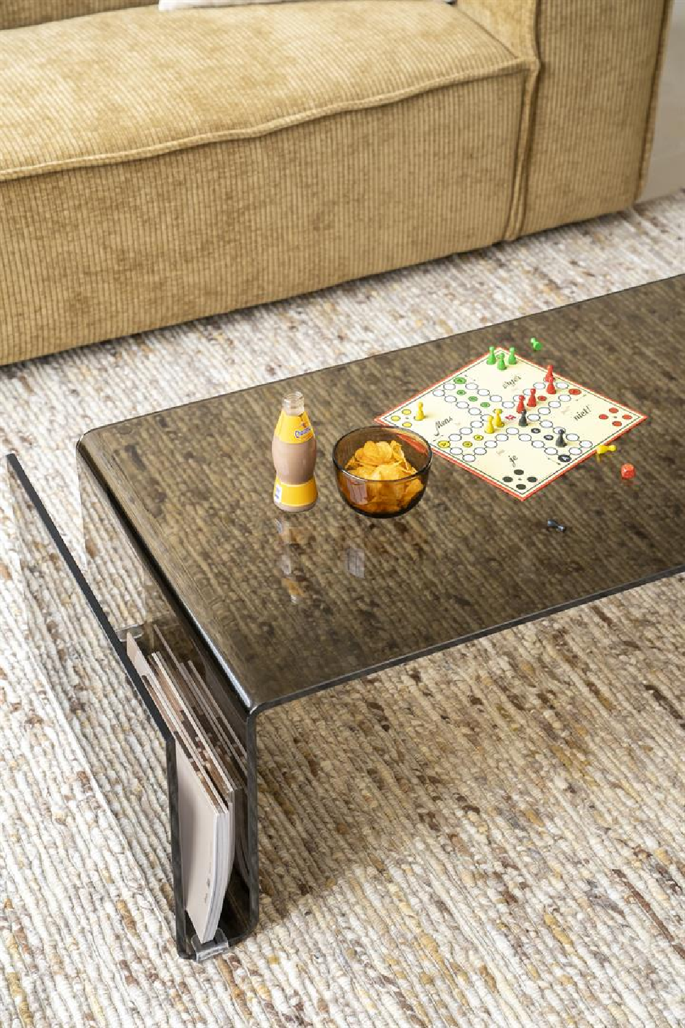 Glass Modern Coffee Table | By-Boo Shadow | OROA.com