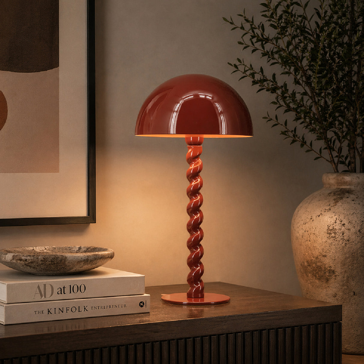Twisted Metal Table Lamp | Oroa.com