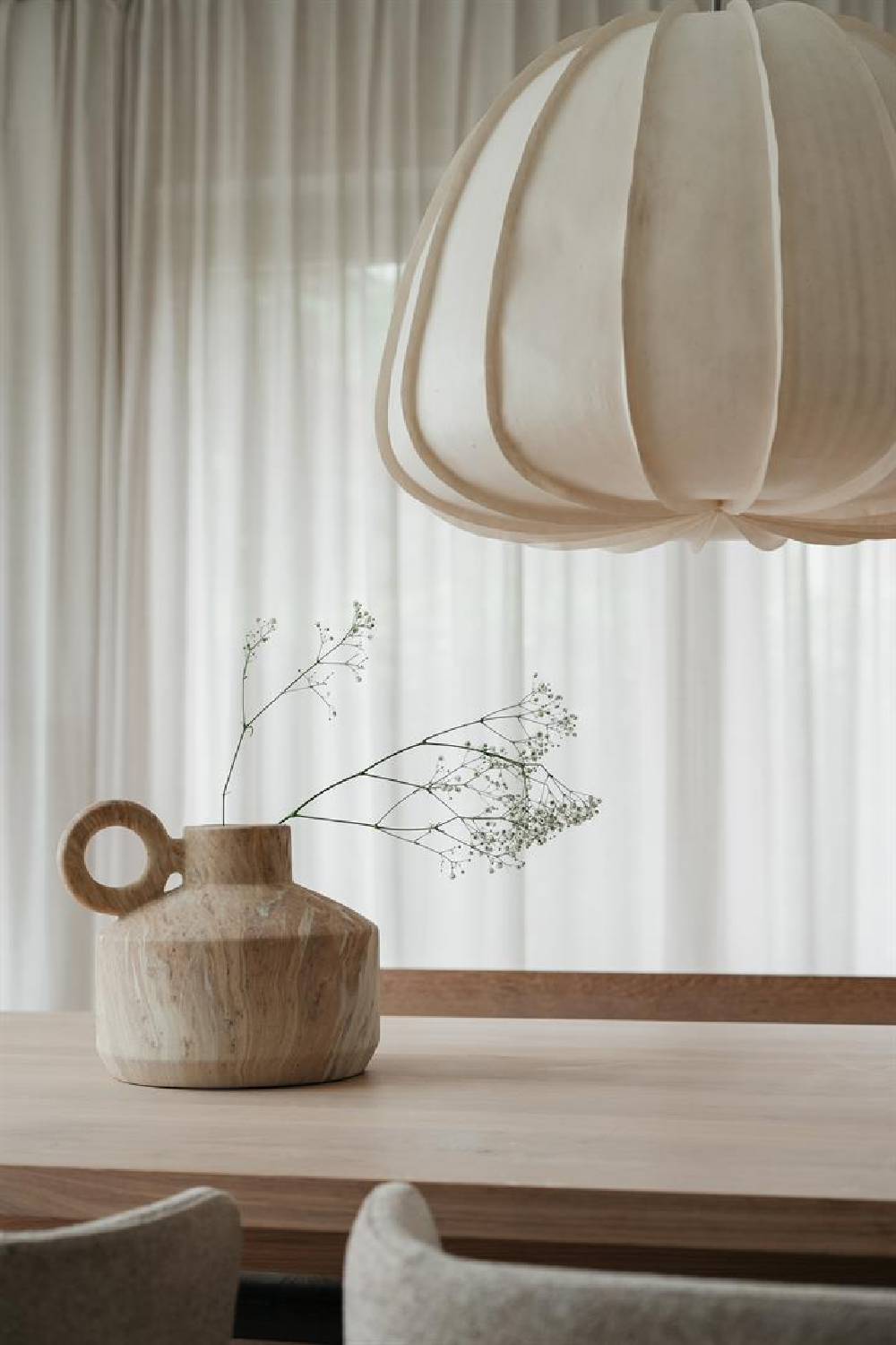 White Glazed Vase S | By-Boo Stucco | OROA.com