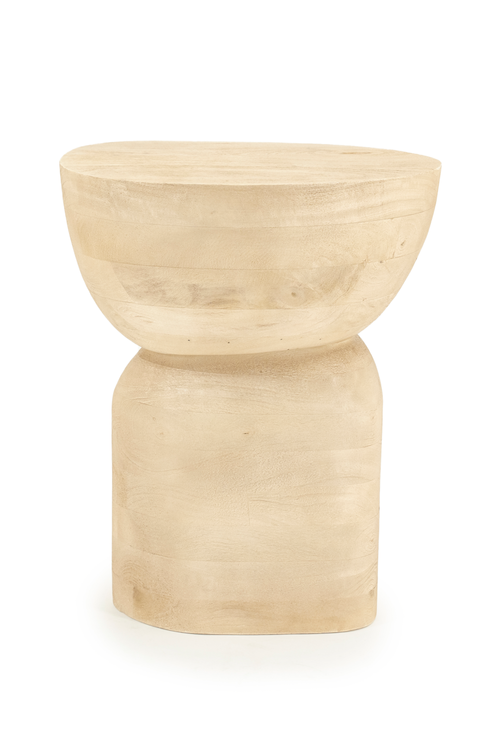 Organic-Shaped Wooden Side Table | By-Boo Cobble | Oroa.com