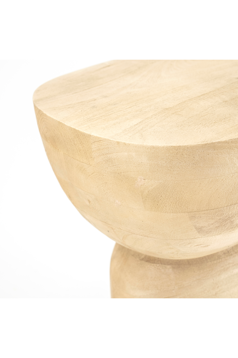 Organic-Shaped Wooden Side Table | By-Boo Cobble | Oroa.com