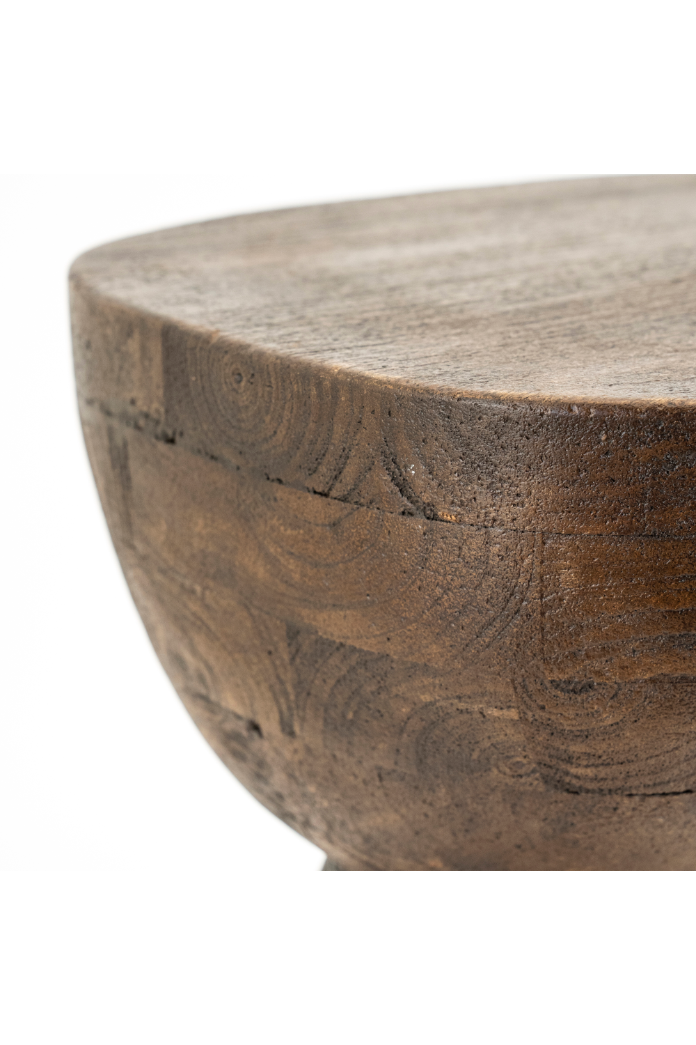 Organic-Shaped Wooden Side Table | By-Boo Cobble | Oroa.com