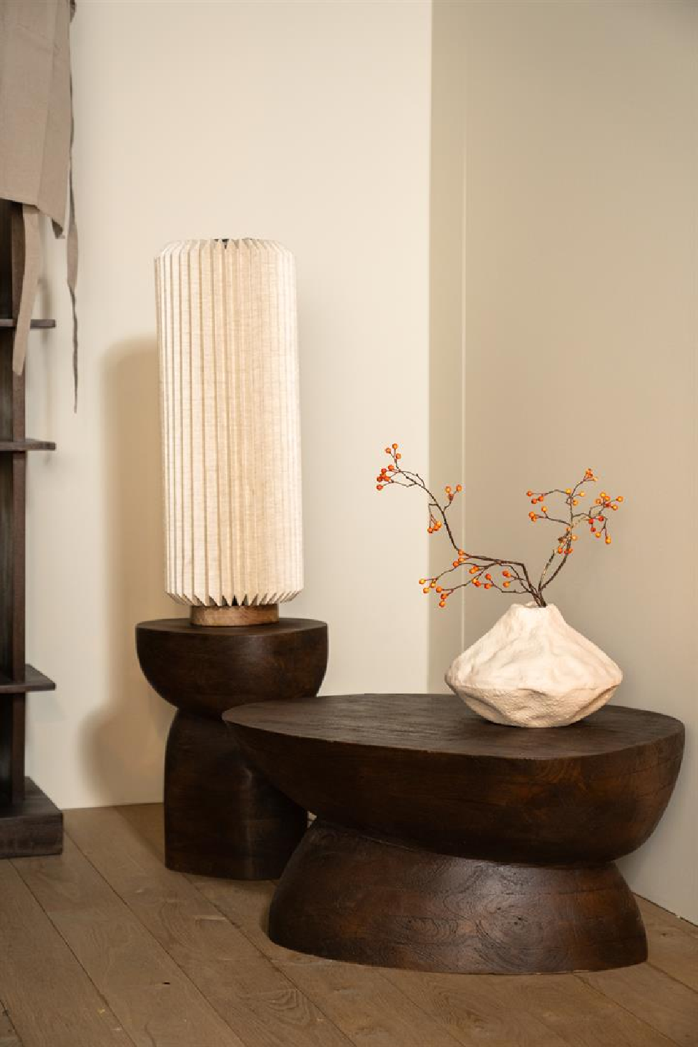 Wooden Organic Coffee Table | By-Boo Cobble