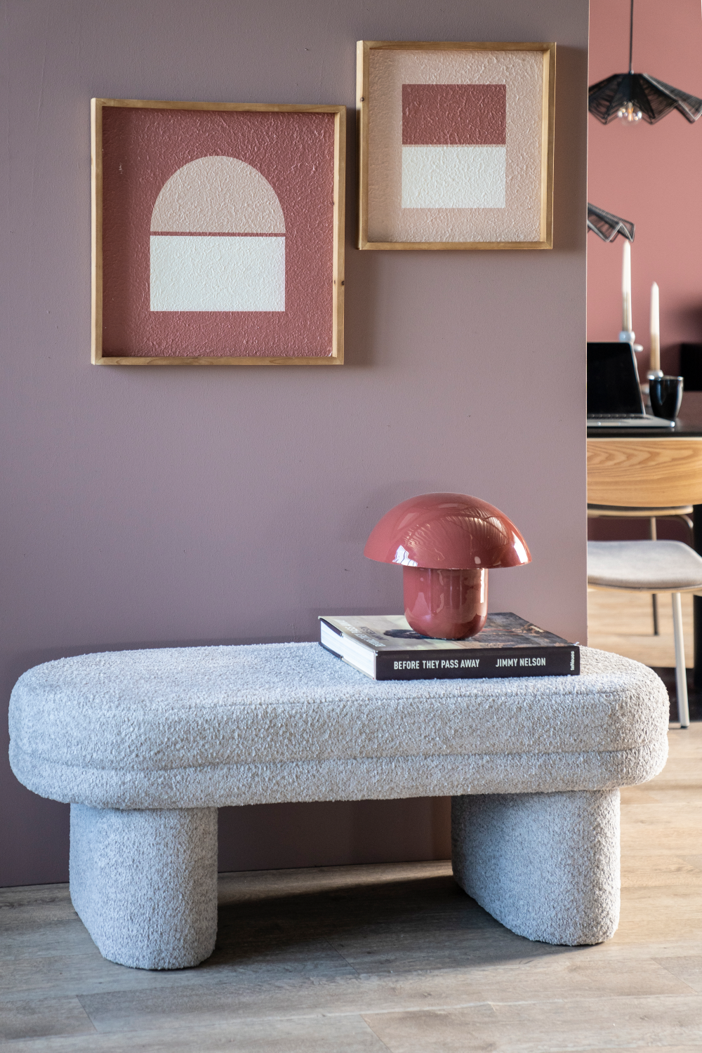 Upholstered Oval Bench | Oroa.com