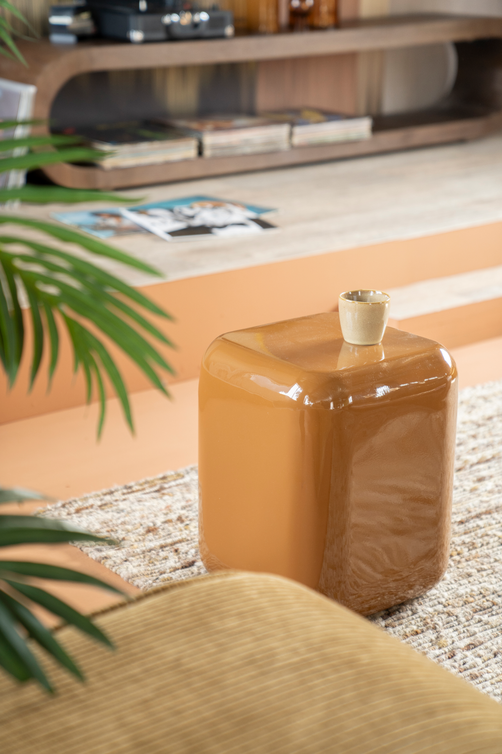 Square Iron Stool | By-Boo Dixon | OROA.com