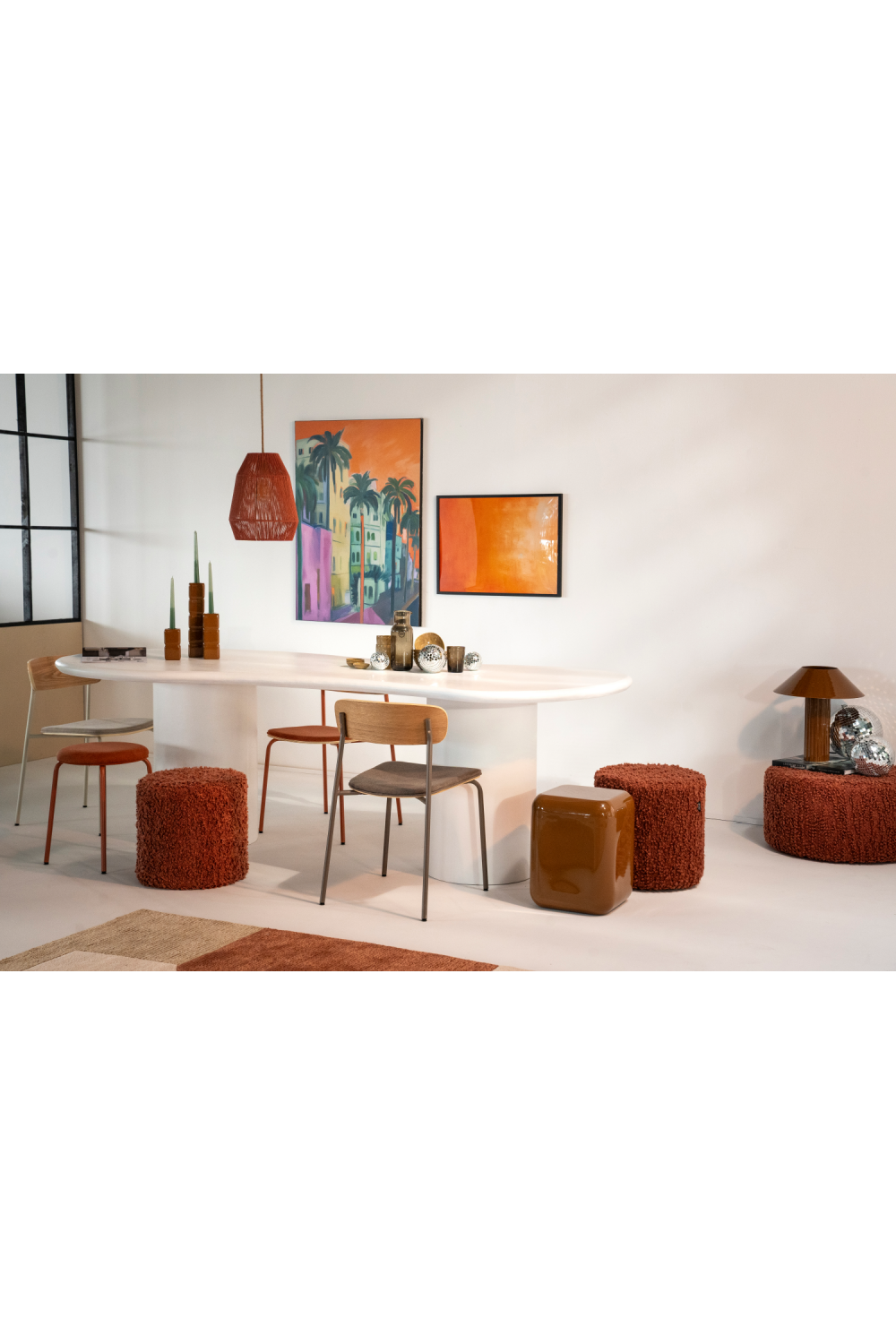 Square Iron Stool | By-Boo Dixon | OROA.com