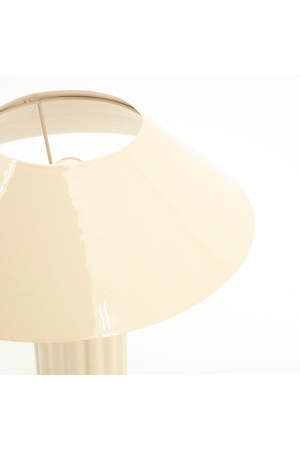 Glazed Iron Table Lamp | By-Boo Pallas | OROA.com