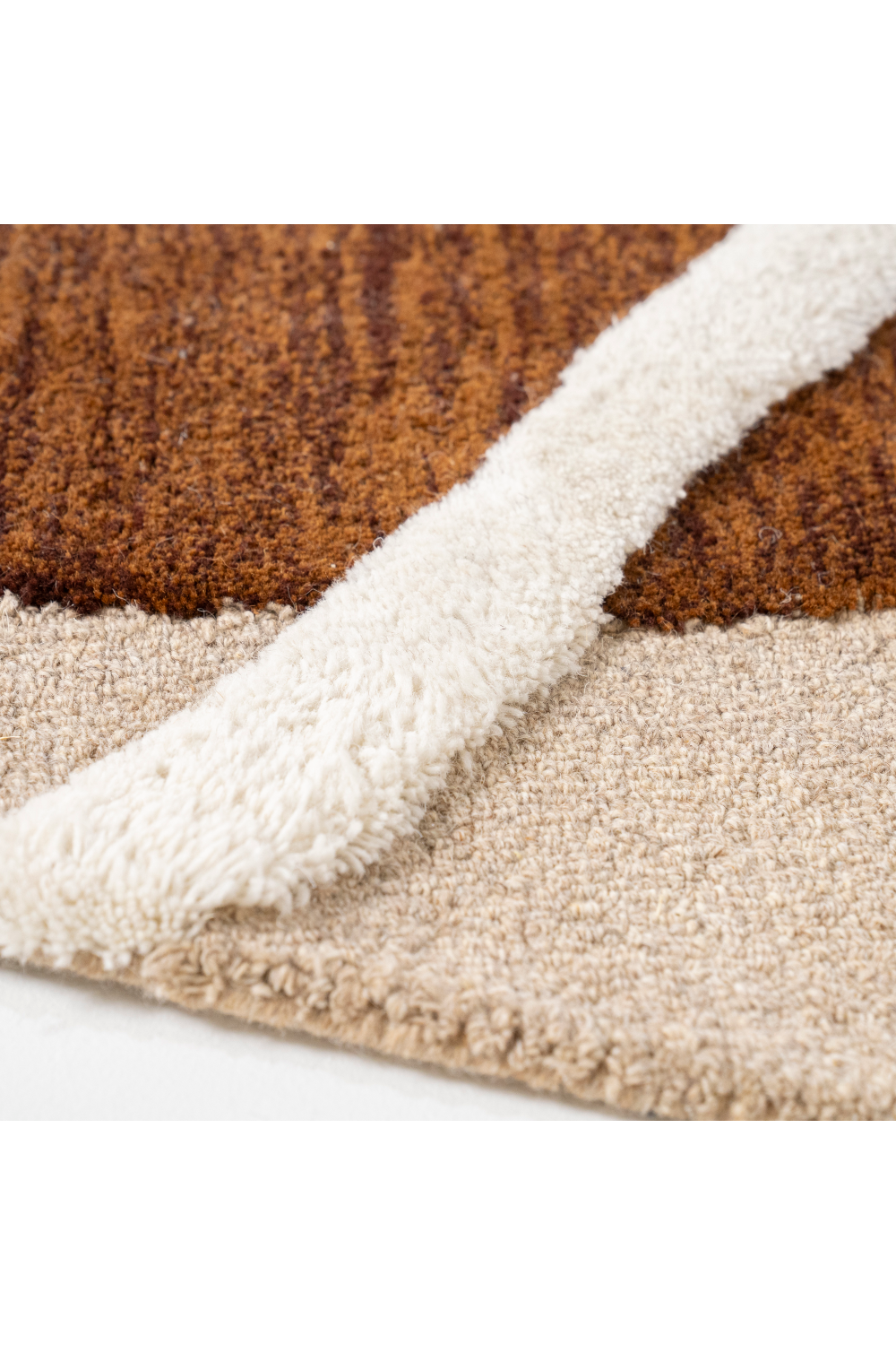 Handmade Wool Abstract Carpet | Oroa.com