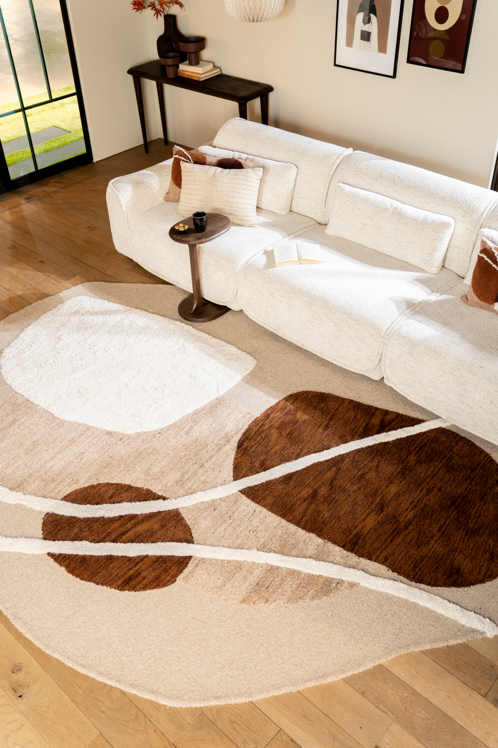 Handmade Wool Abstract Carpet | Oroa.com